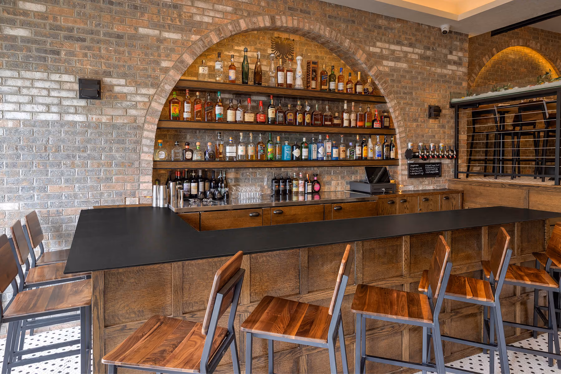 Oyster bar with indoor seating